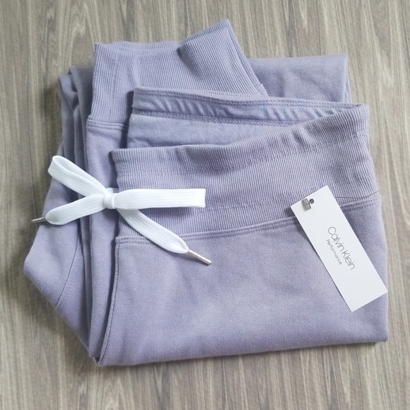 Calvin Klein Pants - Calvin Klein lilac performances joggers -Medium